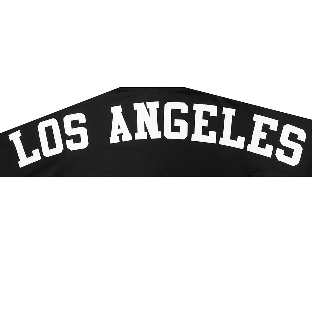 MLB LOS ANGELES DODGERS WINGSPAN MEN'S DROP SHOULDER FLC PO HOODIE V