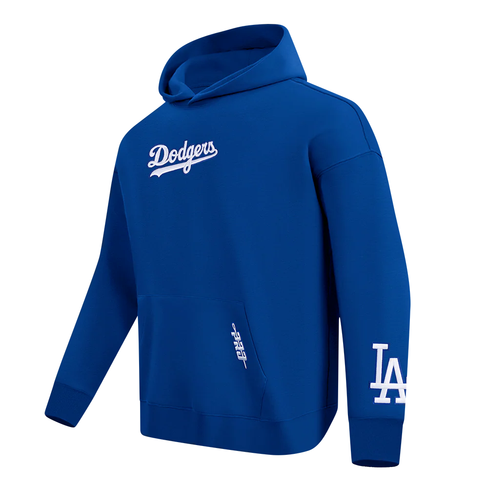 MLB LOS ANGELES DODGERS WINGSPAN MEN'S DROP SHOULDER FLC PO HOODIE V