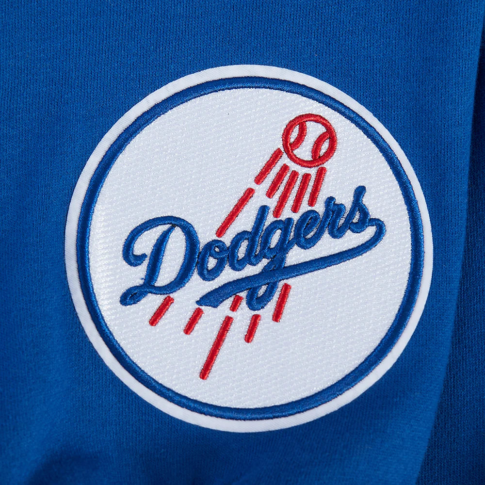 MLB LOS ANGELES DODGERS WINGSPAN MEN'S DROP SHOULDER FLC PO HOODIE V