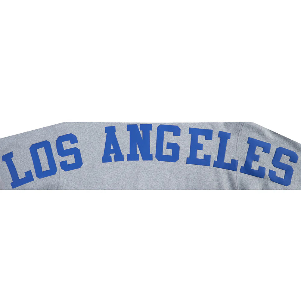 MLB LOS ANGELES DODGERS WINGSPAN MEN'S DROP SHOULDER FLC PO HOODIE V2