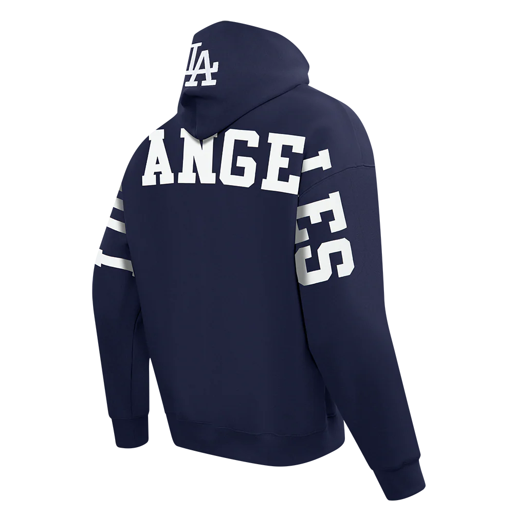 MLB LOS ANGELES DODGERS WINGSPAN MEN'S DROP SHOULDER FLC PO HOODIE V2