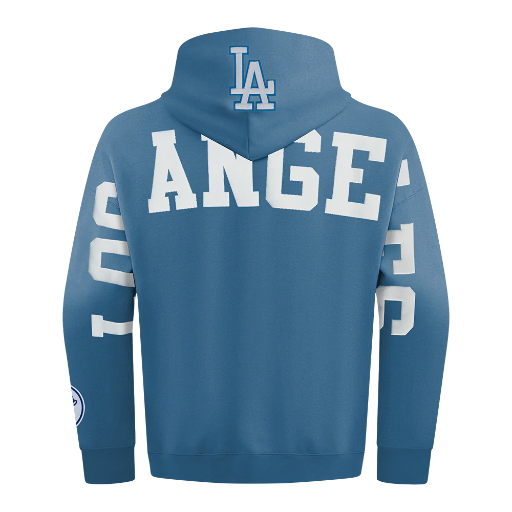 MLB LOS ANGELES DODGERS WINGSPAN MEN'S DROP SHOULDER FLC PO HOODIE V2