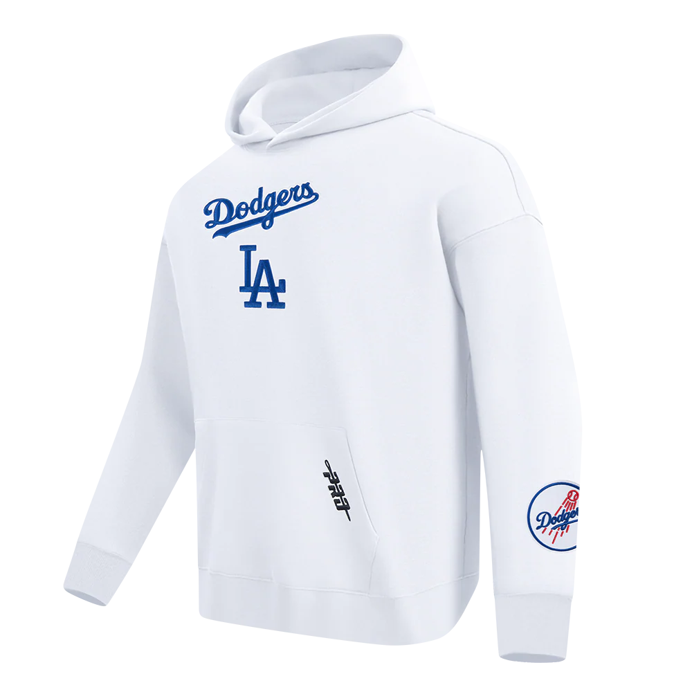 MLB LOS ANGELES DODGERS WINGSPAN MEN'S DROP SHOULDER FLC PO HOODIE V2
