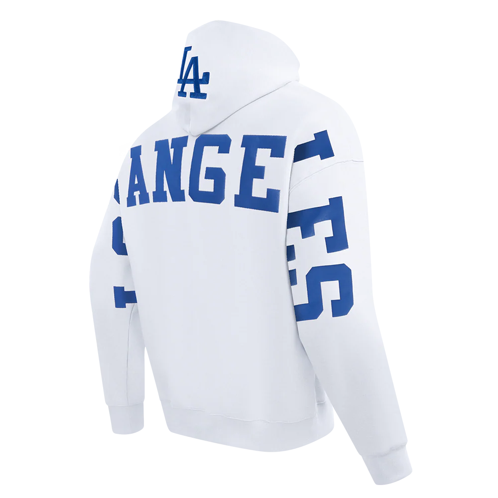 MLB LOS ANGELES DODGERS WINGSPAN MEN'S DROP SHOULDER FLC PO HOODIE V2