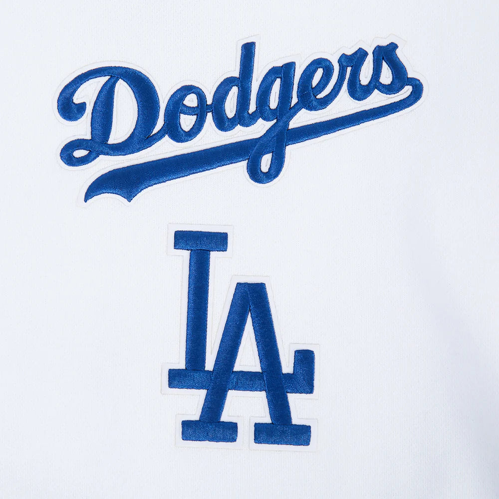 MLB LOS ANGELES DODGERS WINGSPAN MEN'S DROP SHOULDER FLC PO HOODIE V2