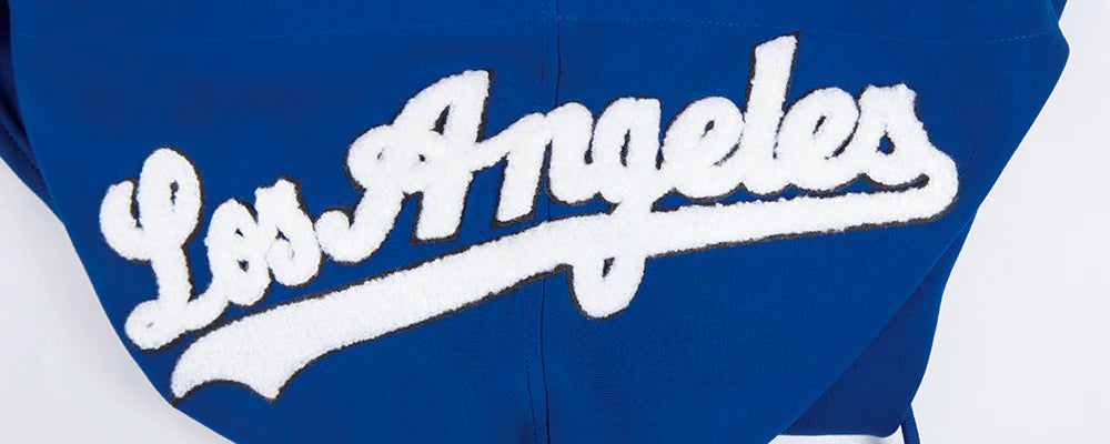 MLB LOS ANGELES DODGERS LOGO ZIPPER HOODIE