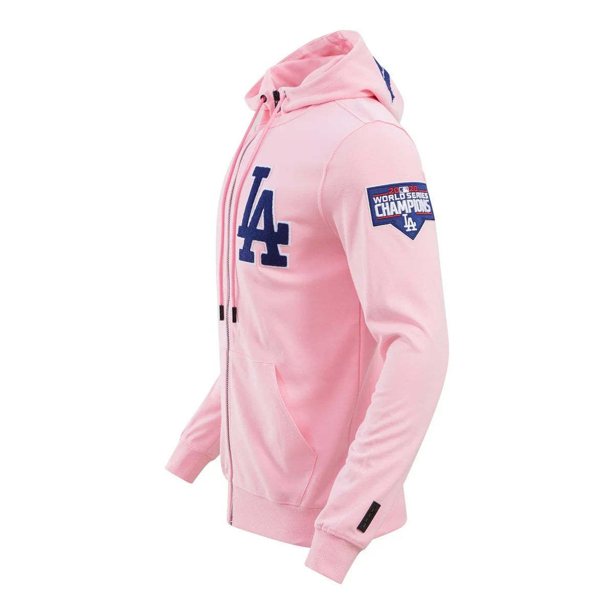 MLB LOS ANGELES DODGERS CLASSIC CHENILLE MEN'S FULL ZIP PULLOVER HOODIE