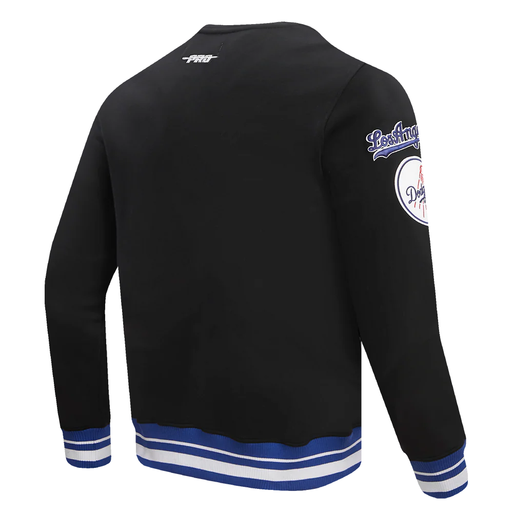 MLB LOS ANGELES DODGERS MASHUP MEN'S RIB CREWNECK