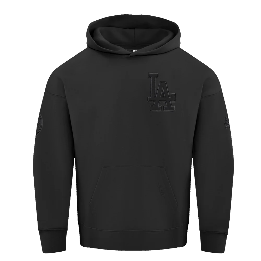 MLB LOS ANGELES DODGERS NEUTRAL DROP SHOULDER MEN'S PULLOVER HOODIE