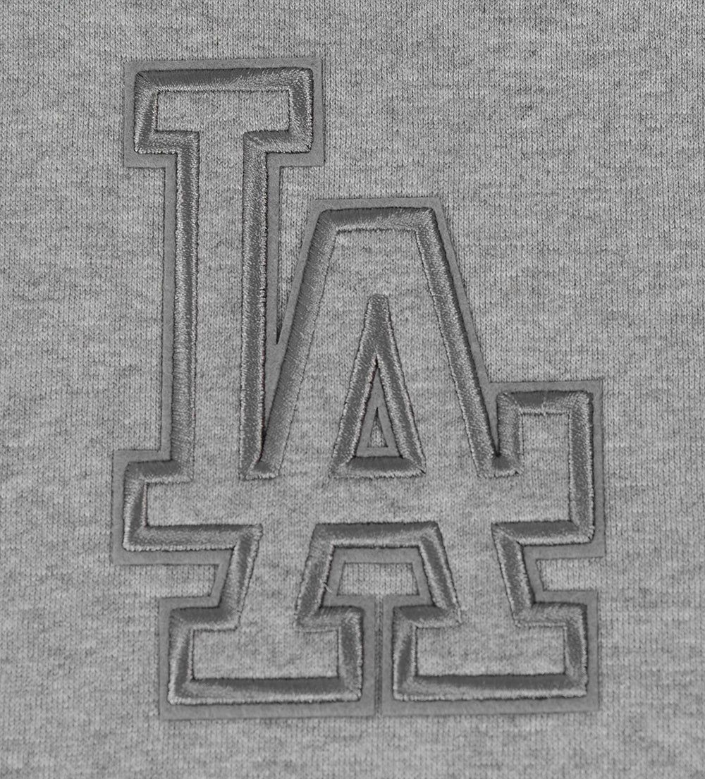 MLB LOS ANGELES DODGERS NEUTRAL MEN'S DROP SHOULDER PULLOVER HOODIE