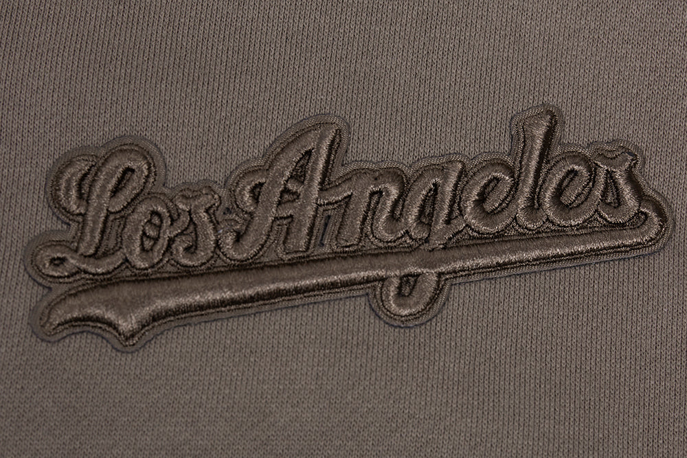 MLB LOS ANGELES DODGERS NEUTRAL DROP SHOULDER MEN'S PULLOVER HOODIE