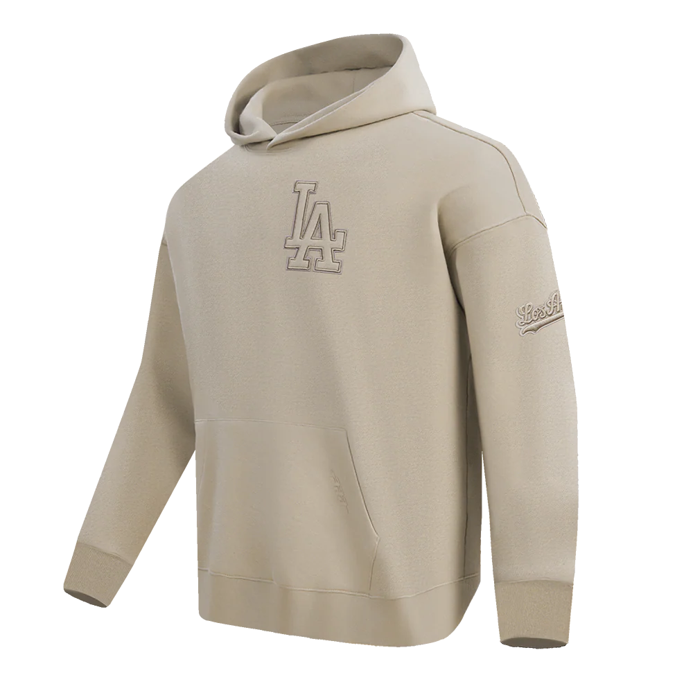 MLB LOS ANGELES DODGERS NEUTRAL DROP SHOULDER MEN'S PULLOVER HOODIE