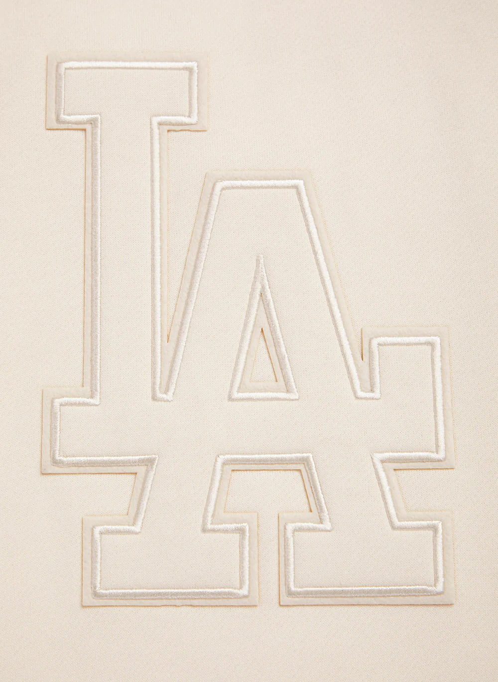 MLB LOS ANGELES DODGERS NEUTRAL DROP SHOULDER FLEECE CREWNECK