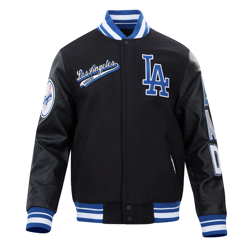 MLB LOS ANGELES DODGERS SCRIPT TAIL MEN'S RIB WOOL VARSITY