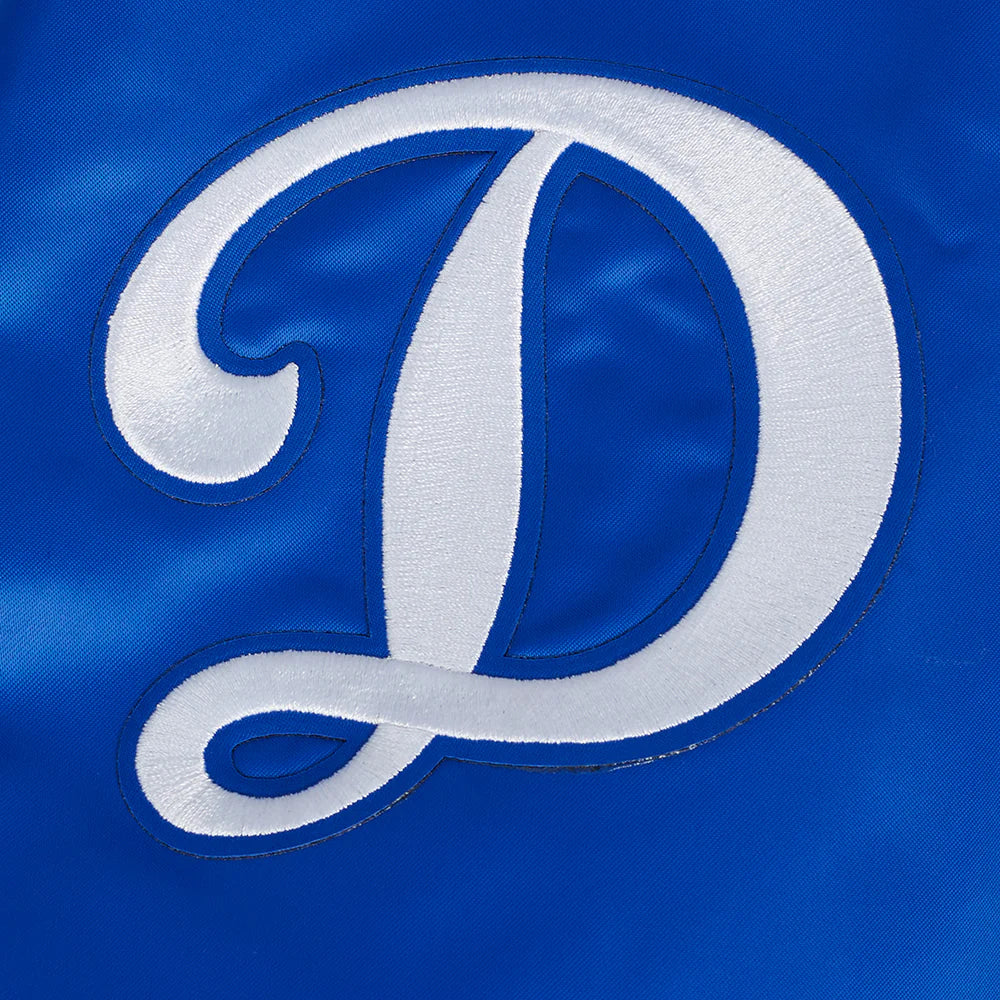 MLB LOS ANGELES DODGERS SUBLIMATED MEN'S SATIN JACKET-MIDNIGHT SKY