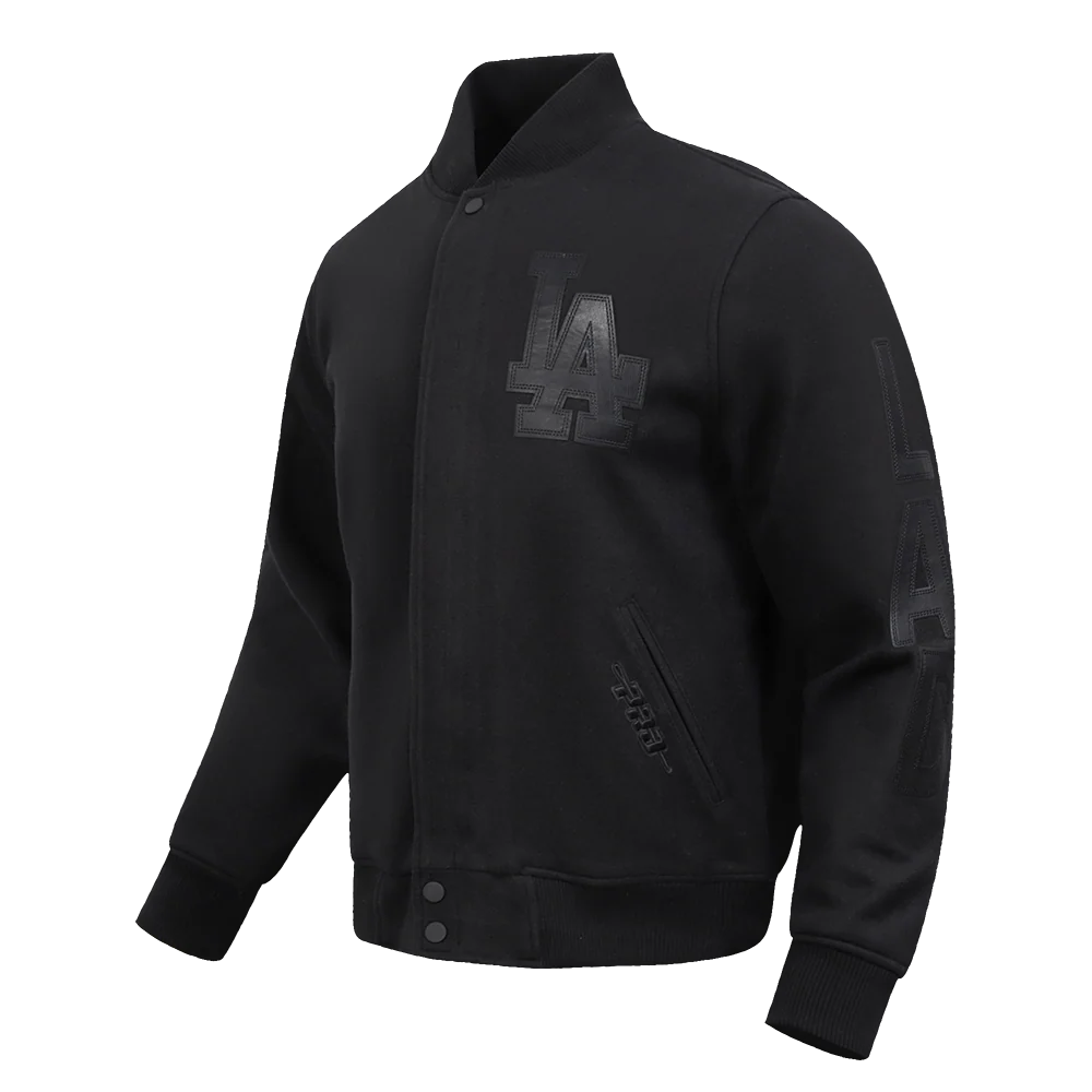 MLB LOS ANGELES DODGERS WASHED VANGUARD MEN'S ALL WOOL VARSITY JACKE