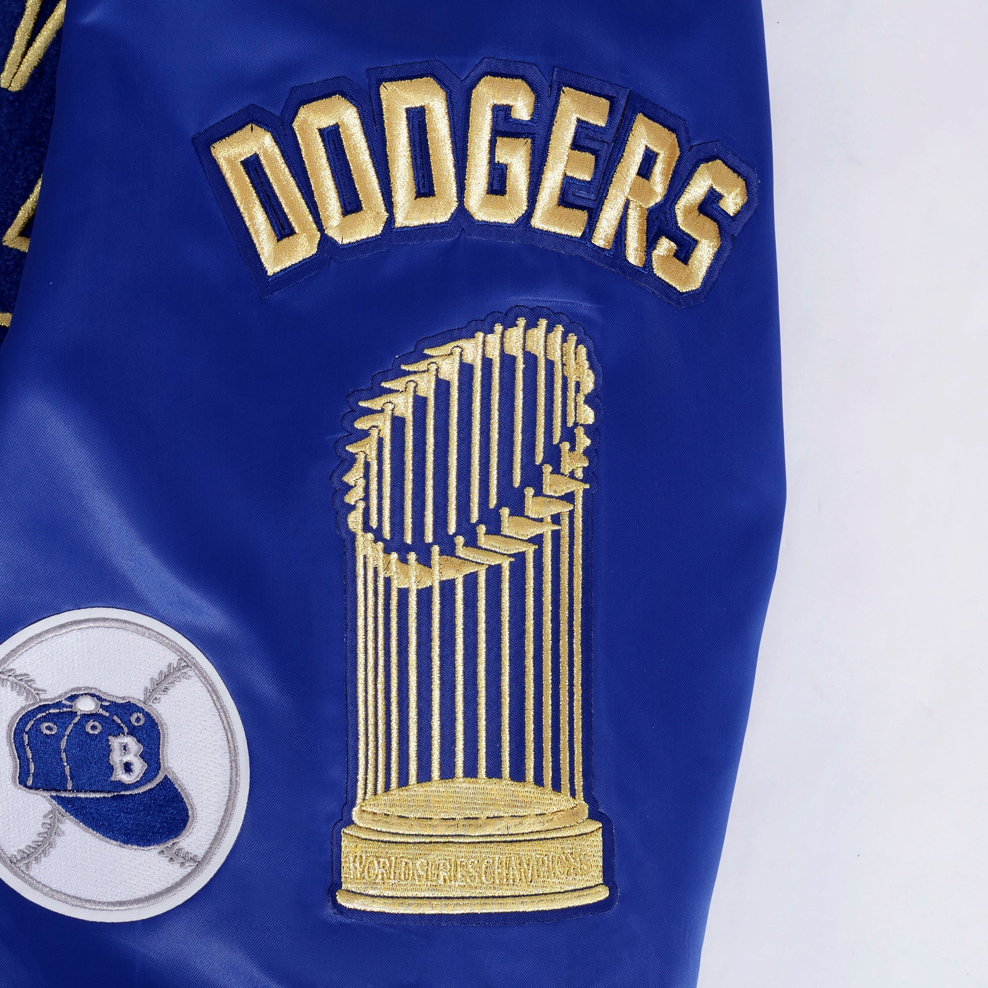 MLB LOS ANGELES DODGERS WORLD SERIES 2024 MEN'S RIB SATIN JACKET