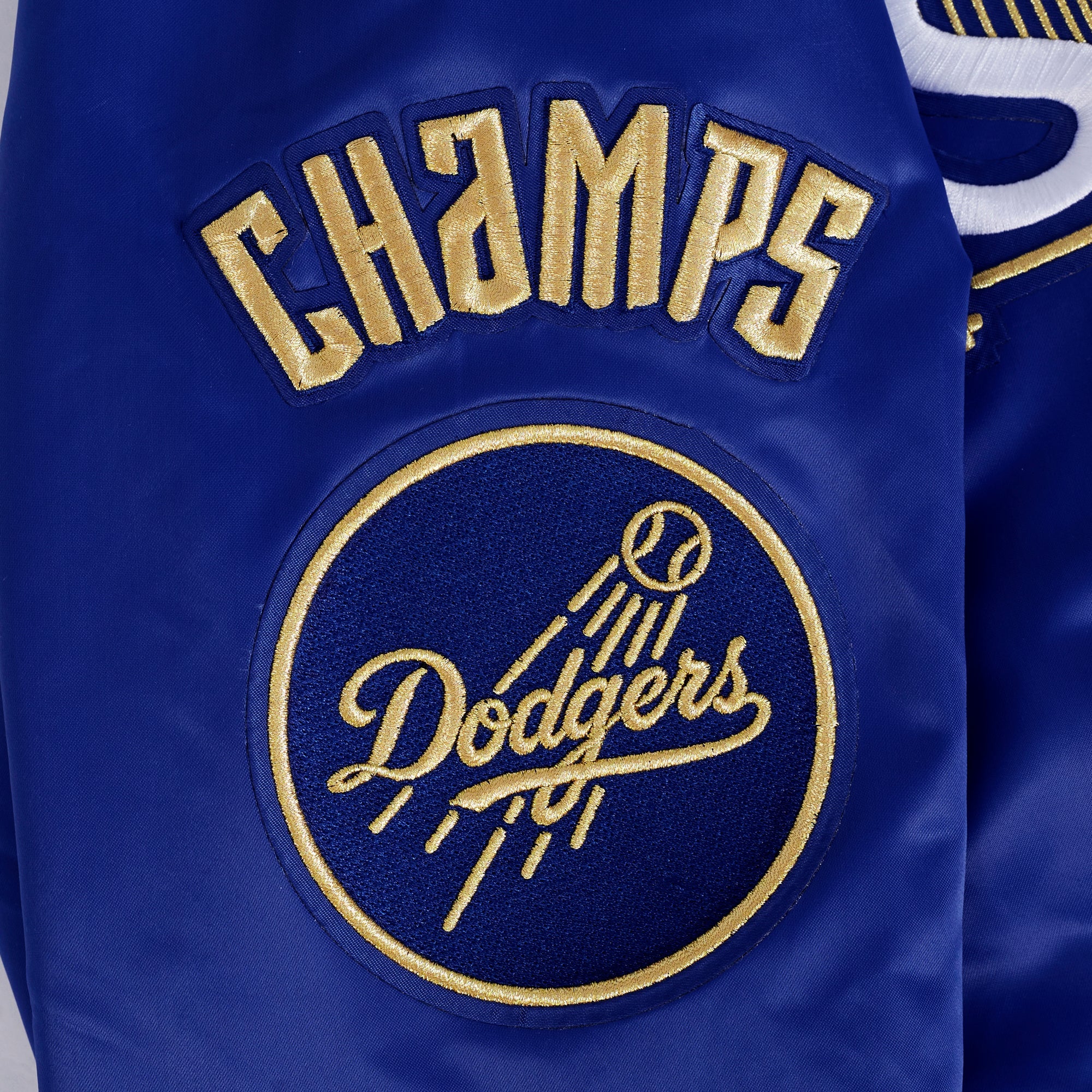 MLB LOS ANGELES DODGERS WORLD SERIES 2024 MEN'S RIB SATIN JACKET