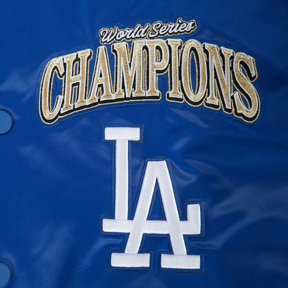MLB LOS ANGELES DODGERS MLB WORLD SERIES 2025 PRO SATIN YD RIB JACKET