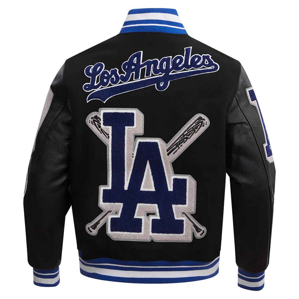 MLB LOS ANGELES DODGERS MASHUP MEN'S RIB WOOL VARSITY JACKET