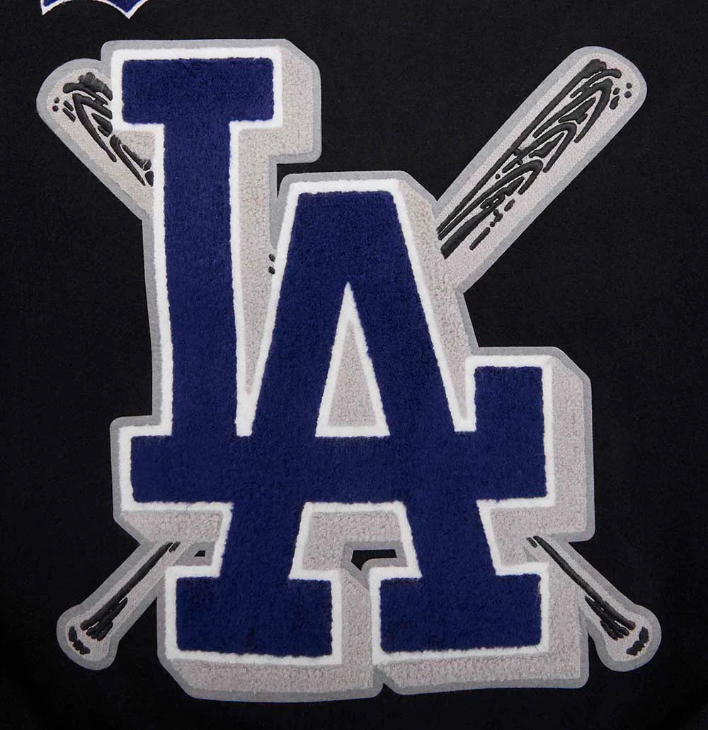 MLB LOS ANGELES DODGERS MASHUP MEN'S RIB WOOL VARSITY JACKET