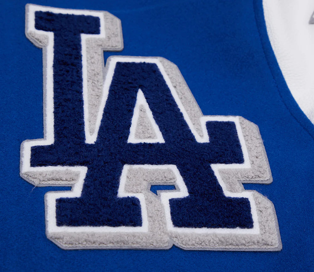 MLB LOS ANGELES DODGERS MASHUP MEN'S RIB WOOL VARSITY JACKET