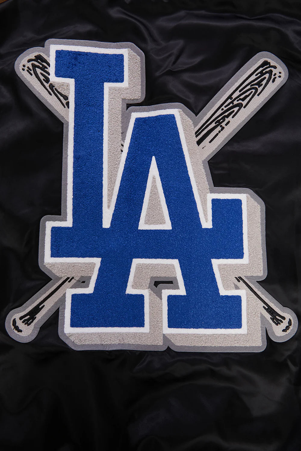 MLB LOS ANGELES DODGERS MASHUP MEN'S RIB SATIN JACKET