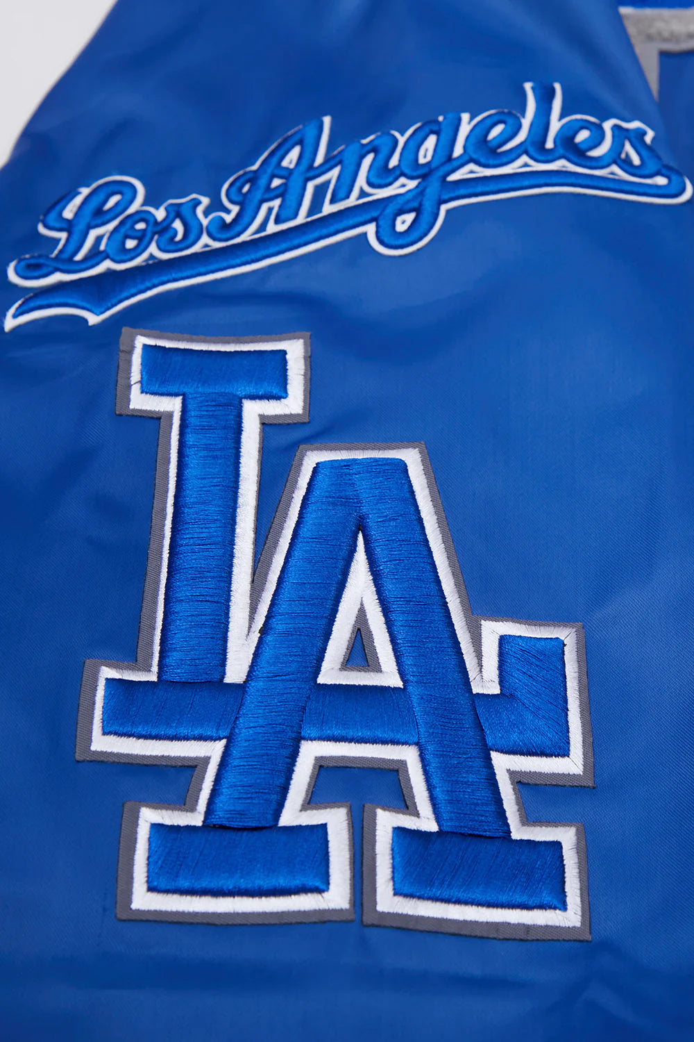 MLB LOS ANGELES DODGERS MASHUP MEN'S RIB SATIN JACKET
