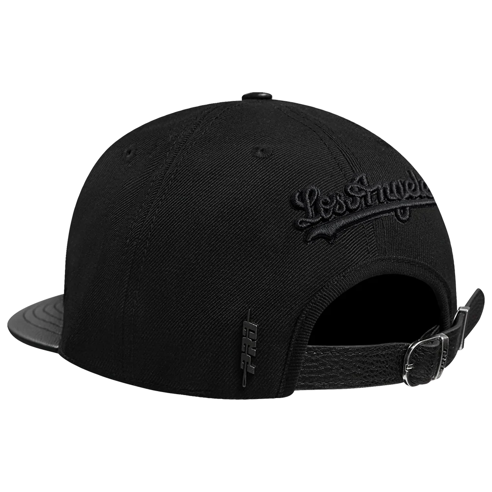 LOS ANGELES DODGERS BLACK OUT CLASSIC LOGO STRAPBACK