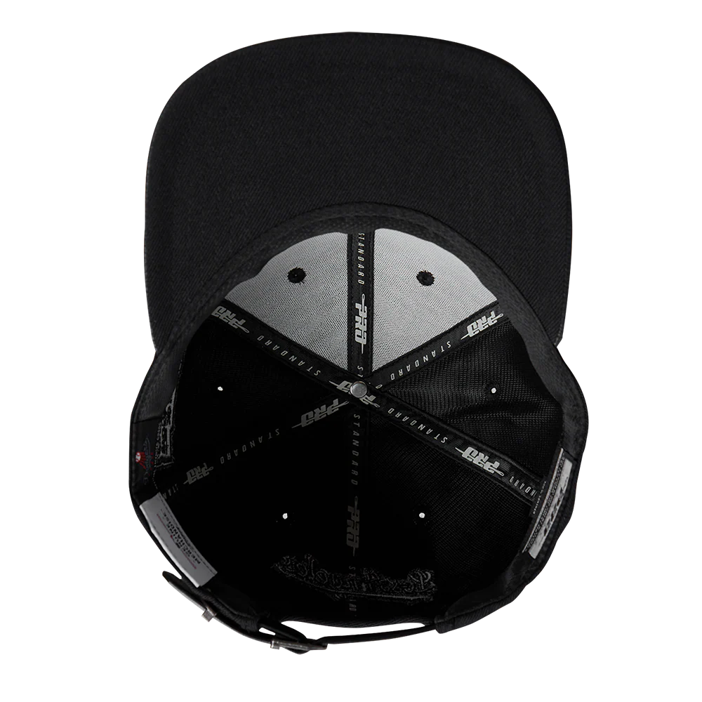 LOS ANGELES DODGERS BLACK OUT CLASSIC LOGO STRAPBACK