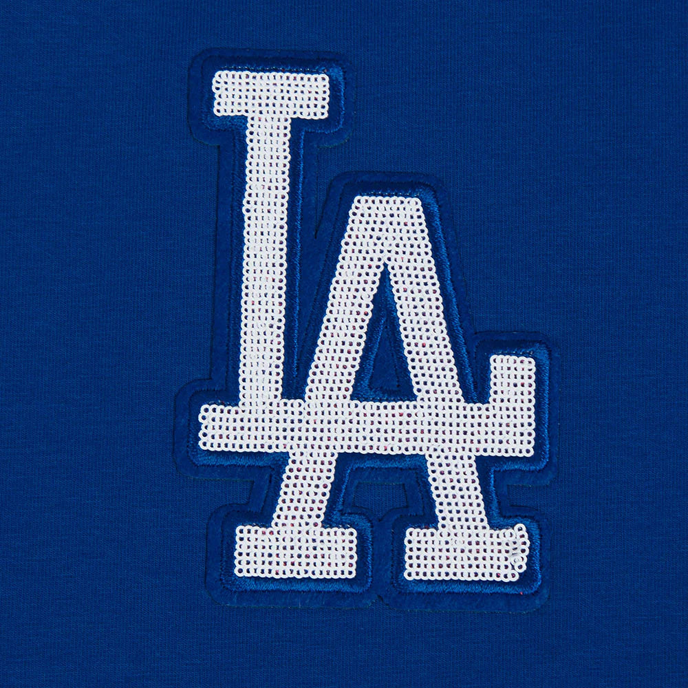 MLB LOS ANGELES DODGERS GAME DAY CLASSICS WOMEN'S SINGLE JERSEY BABY DOLL TOP