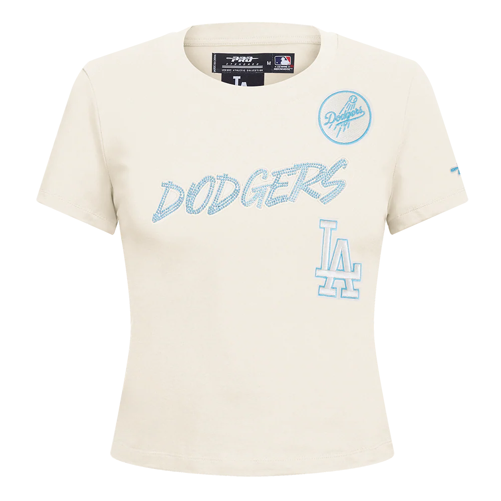 MLB LOS ANGELES DODGERS HIGH IMPACT WOMEN'S BABY DOLL TOP