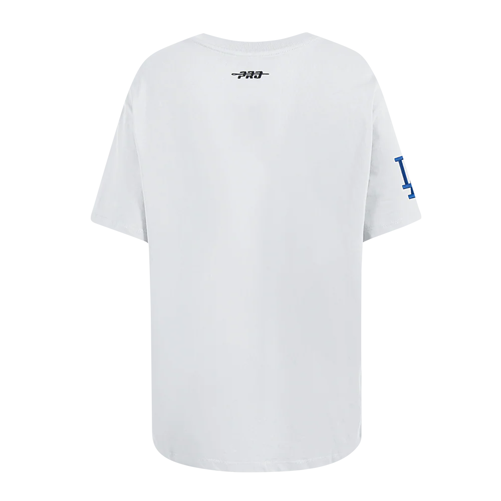 MLB LOS ANGELES DODGERS SHEER INFLUENCE WOMEN'S BOYFRIEND TOP