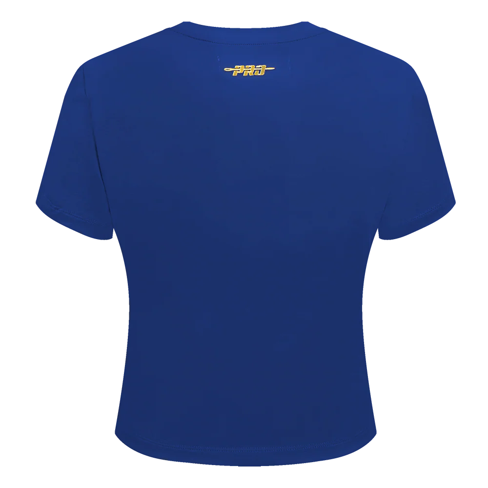 MLB LOS ANGELES DODGERS WORLD SERIES WOMEN'S SINGLE JERSEY SLIM FIT TOP