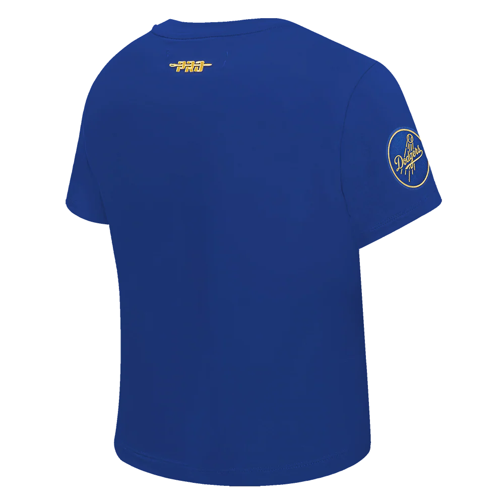 MLB LOS ANGELES DODGERS WORLD SERIES WOMEN'S SINGLE JERSEY SLIM FIT TOP