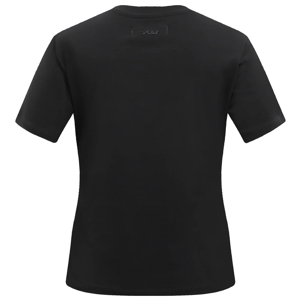 MLB LOS ANGELES DODGERS TRIPLE BLACK WOMEN'S SINGLE JERSEY SLIM FIT TOP