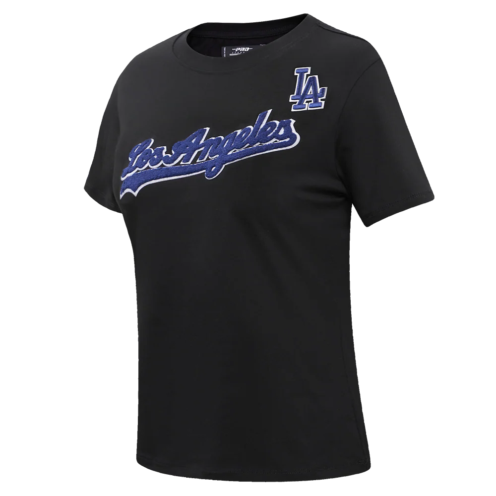 MLB LOS ANGELES DODGERS CLASSIC SHORT SLEEVE WOMEN'S SINGLE JERSEY SLIM FIT TOP