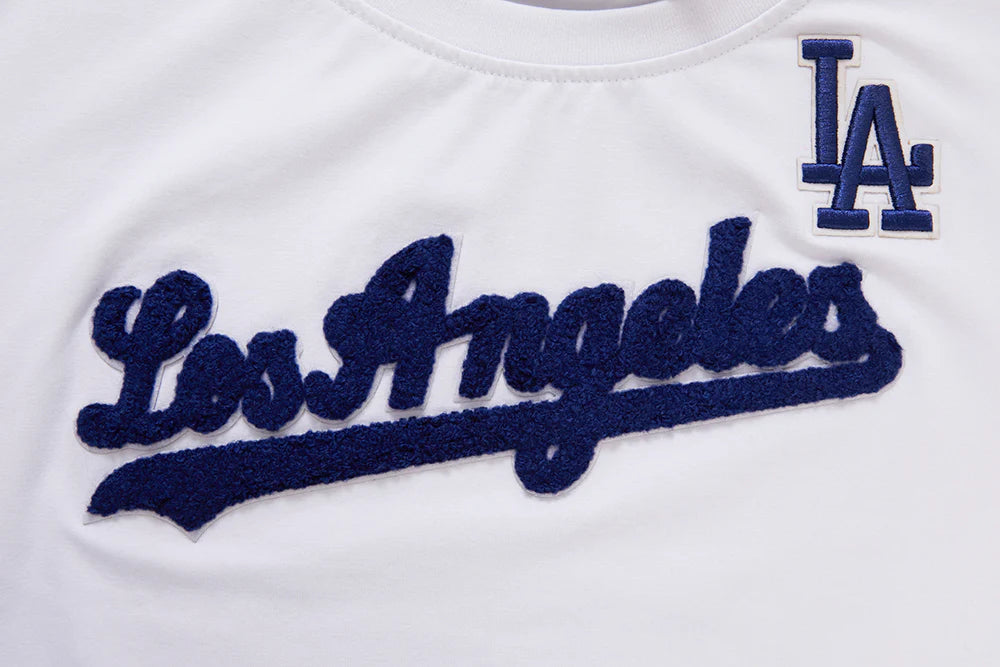 MLB LOS ANGELES DODGERS CLASSIC SHORT SLEEVE WOMEN'S SINGLE JERSEY SLIM FIT TOP