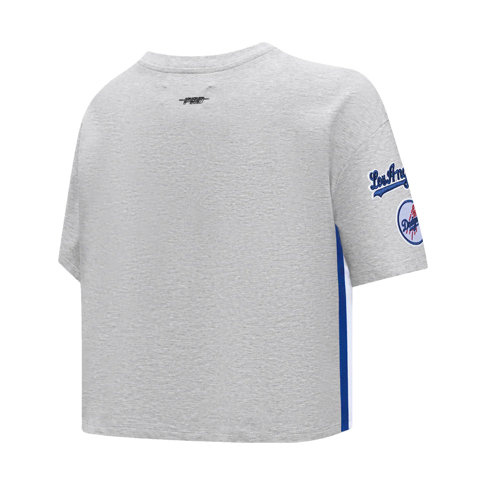 MLB LOS ANGELES DODGERS MASHUP WOMEN'S BOXY TOP