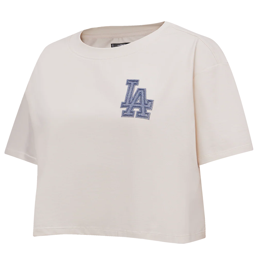 MLB LOS ANGELES DODGERS VARSITY BLUES WOMEN'S BOXY TOP
