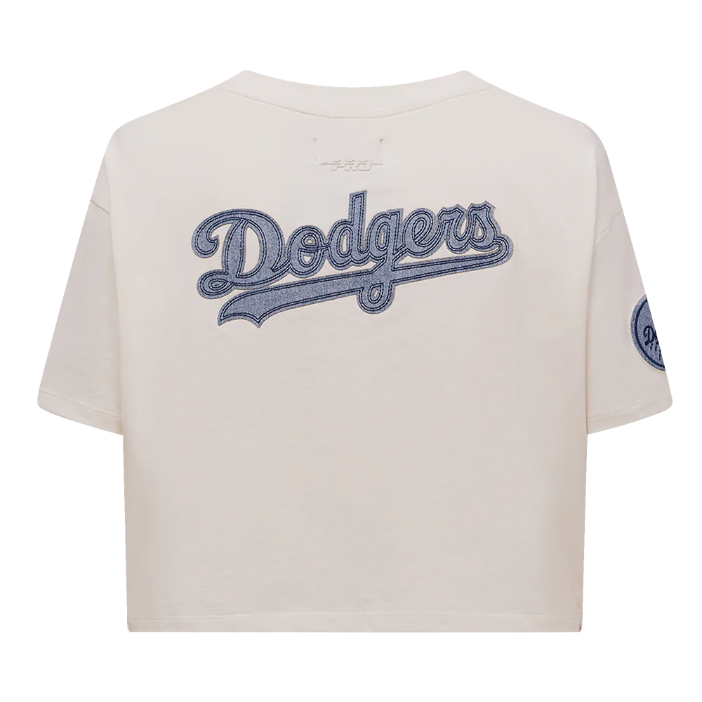 MLB LOS ANGELES DODGERS VARSITY BLUES WOMEN'S BOXY TOP