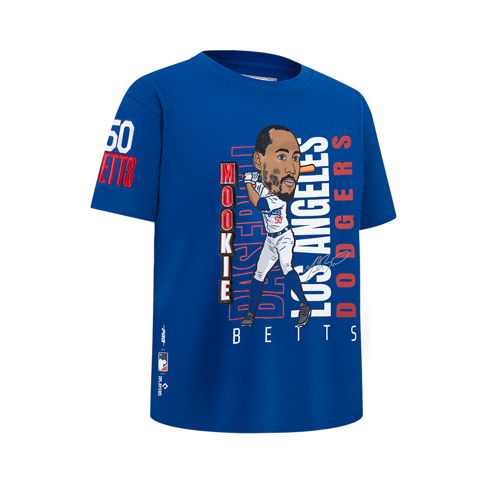 MLB LOS ANGELES DODGERS MOOKIE BETTS #50 REMIX AVATAR BIG BOYS SHORT SLEEVE TOP
