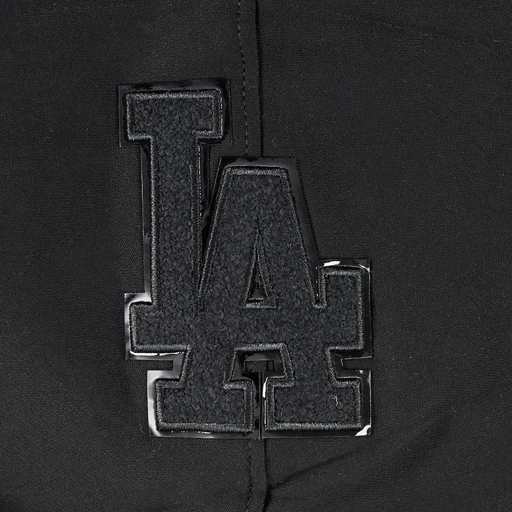 MLB LOS ANGELES DODGERS TRIPLE BLACK BIG BOYS FLEECE PULLOVER HOODIE