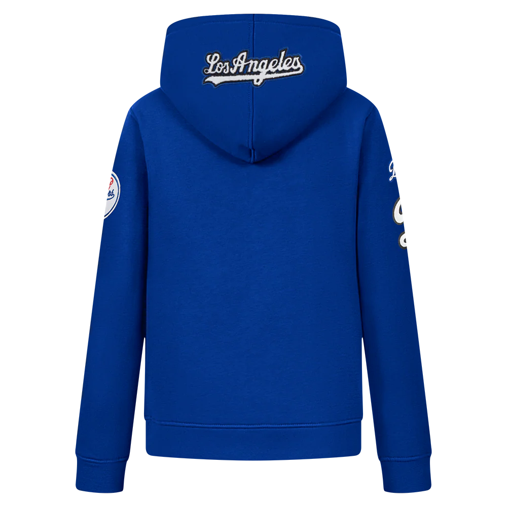 MLB LOS ANGELES DODGERS CLASSIC BIG BOYS FLEECE FULL ZIP HOODIE