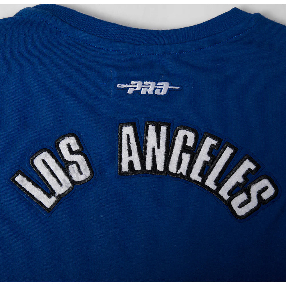 MLB LOS ANGELES DODGERS CLASSIC BIG GIRLS SHORT SLEEVE BOXY TOP