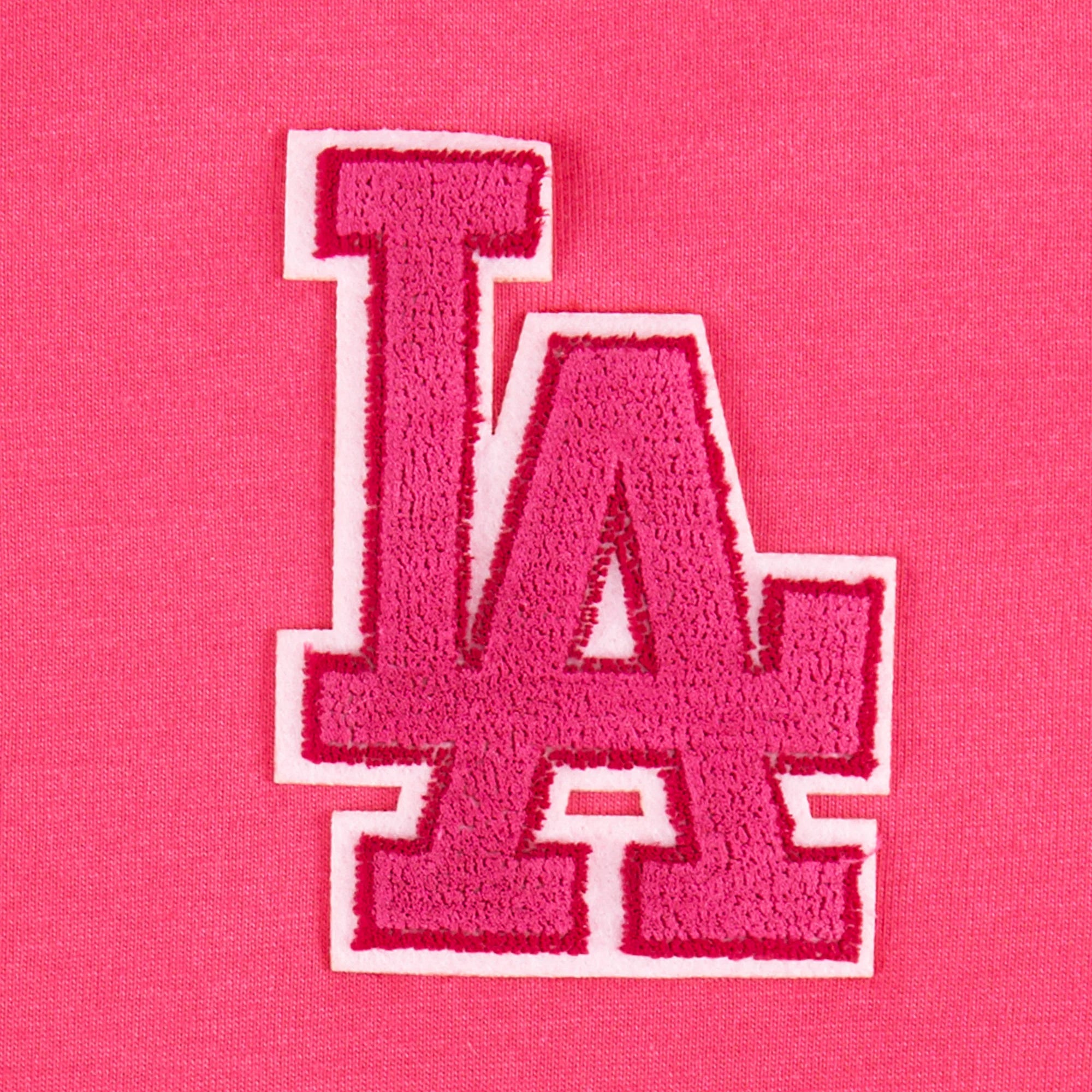 MLB LOS ANGELES DODGERS TRIPLE PINK BIG GIRLS TOP DRESS