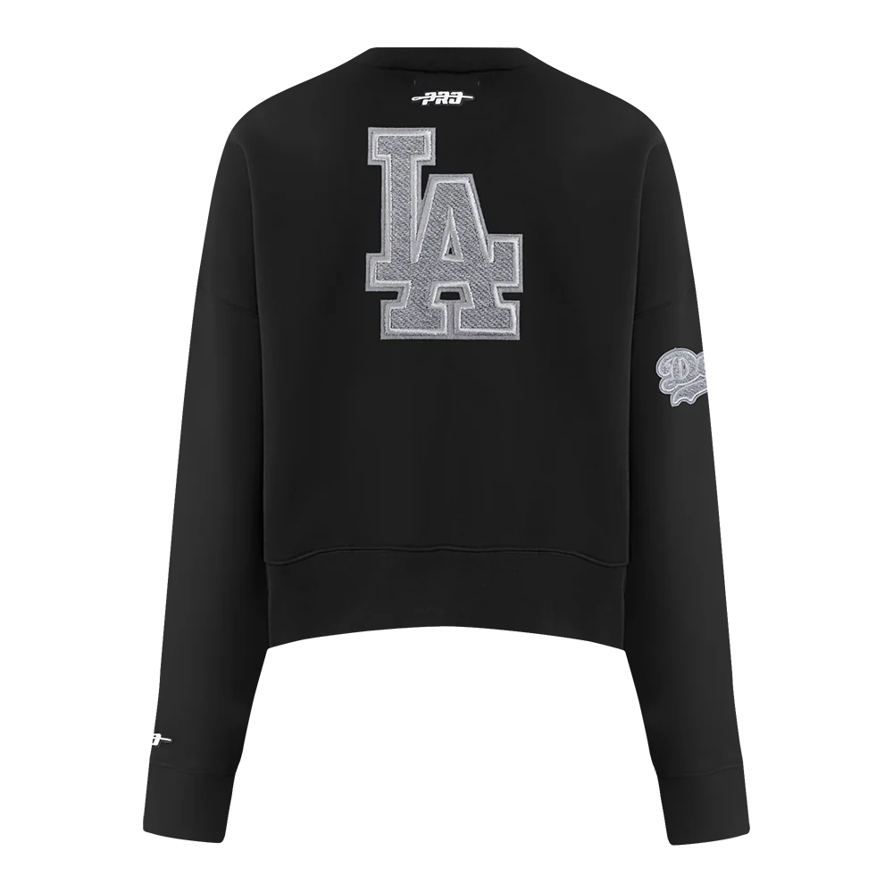MLB LOS ANGELES DODGERS REVERSE FRENCH TERRY WOMEN'S FLEECE CREWNECK