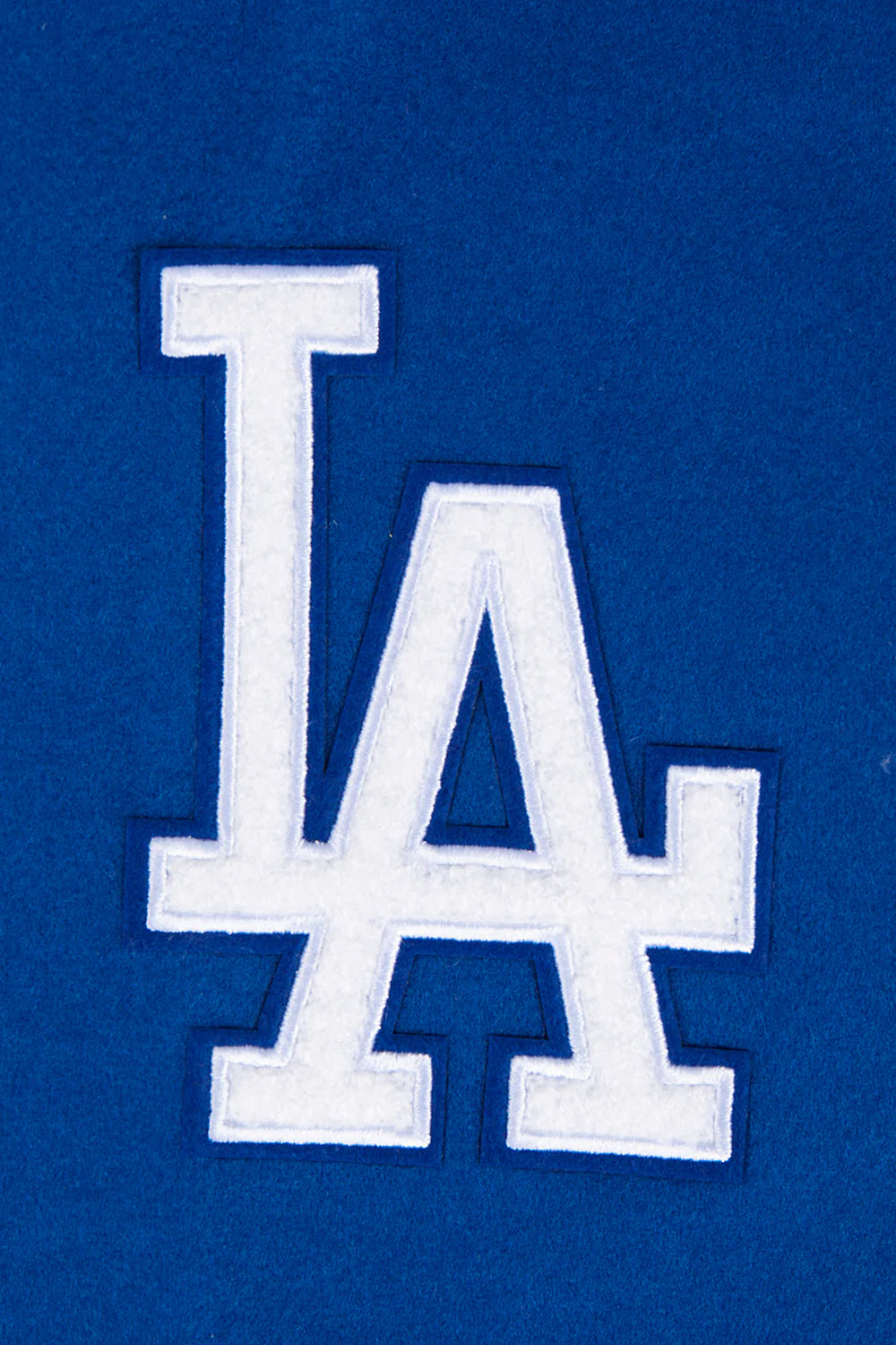 MLB LOS ANGELES DODGERS SCRIPT TAIL WOMEN'S RIB WOOL VARSITY JACKET