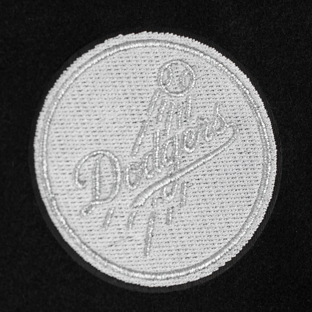 MLB LOS ANGELES DODGERS PEARLS WOMEN'S RIB WOOL VARSITY JACKET