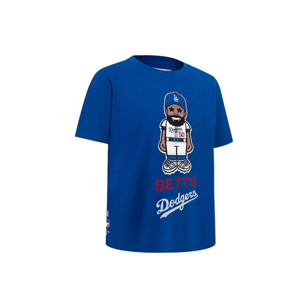 MLB LOS ANGELES DODGERS MOOKIE BETTS #50 AVATAR LITTLE BOYS SHORT SLEEVE TOP